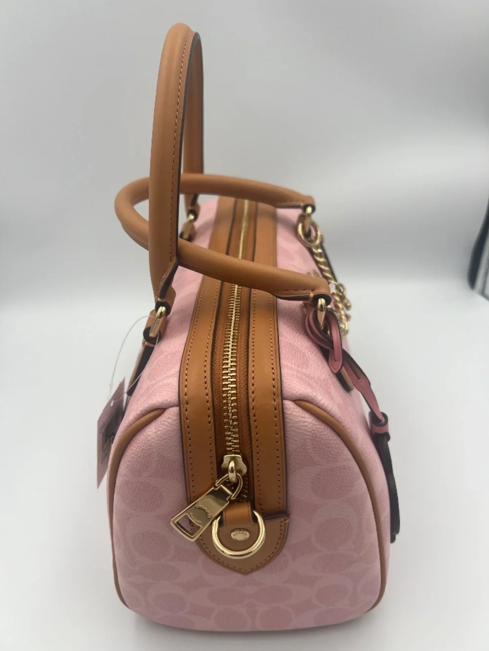 Rowan Satchel Bag In Signature Canvas With Charms